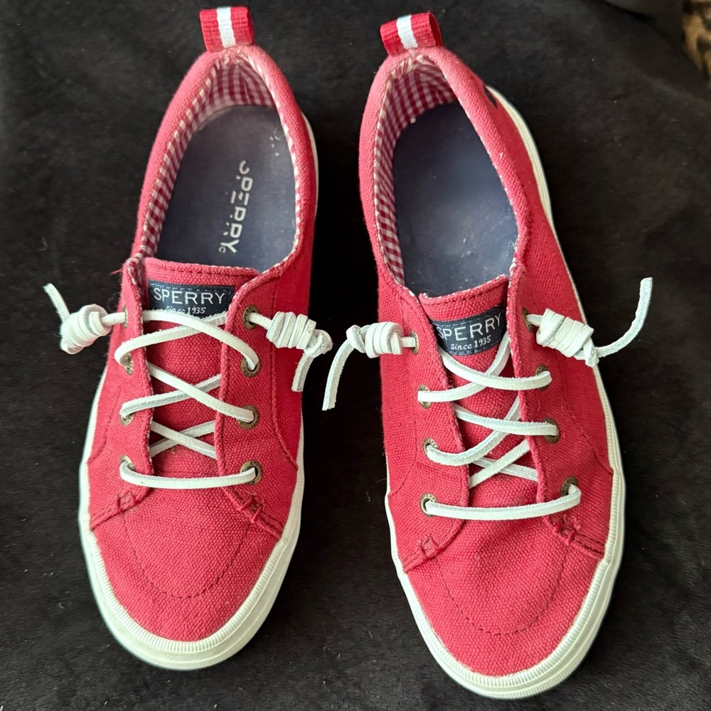 Sperry Crest Vibe Red Sneakers